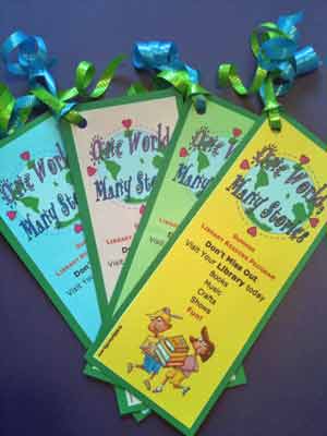 One World, Many Stories Super Simple Bookmark Craft