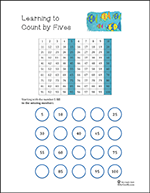 thumbnail counting by fives worksheet