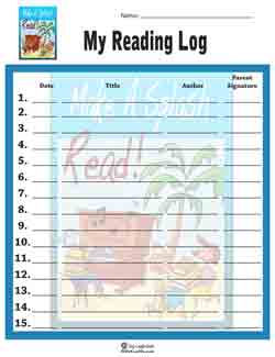 Make A Splash Reading Log