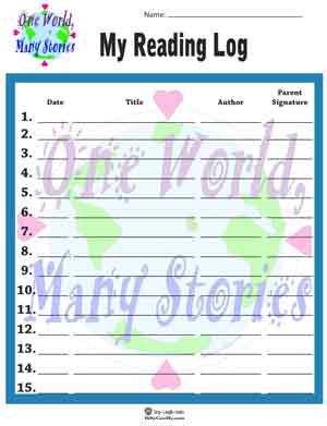 Reading Log - One World, Many Stories