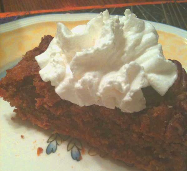 Click image to download and print pumpkin cake recipe