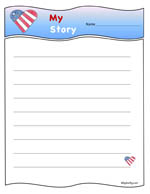 stationary Patriotic