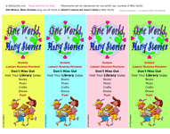 Bookmark Template - One World, Many Stories